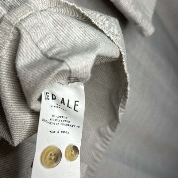 RED ALE BY ALESBURY SOFT CASUAL BUTTON DOWN SHIRT (L) - Picture 6 of 7